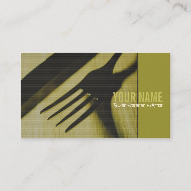 Restaurant/Caterer Business Cards (Front)