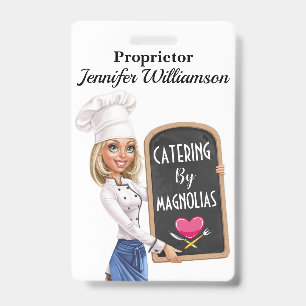 Restaurant - Catering Lanyard Badge ID Badge