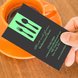 Restaurant Chef Catering Business Card