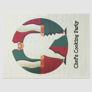 RESTAURANT CHEF'S COOKING PARTY Culinary  Tissue P Paper