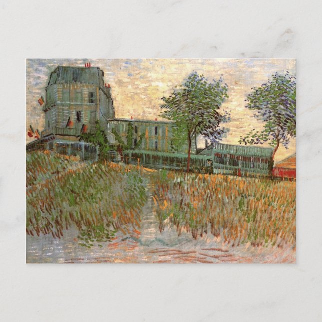 Restaurant de la Sirène Asnières, Van Gogh Fine Postcard (Front)