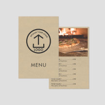 Restaurant Food Menu Price List Rustic Kraft