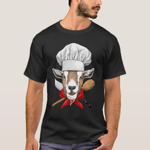 Restaurant Goat Chef Kitchen Cook Culinary Cooking T-Shirt