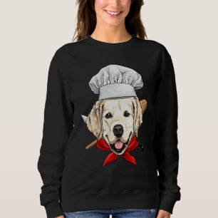 Restaurant Golden Retriever Chef Cook Dog Cooking Sweatshirt