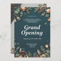 Restaurant Grand Opening Invitation