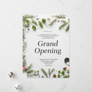 Restaurant Grand Opening Invitation