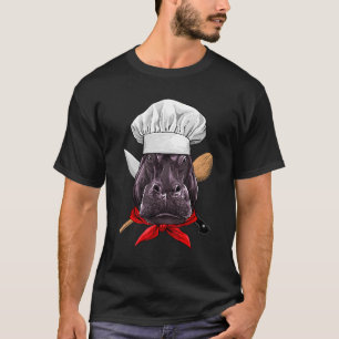 Restaurant Hippopotamus Chef Culinary Kitchen Cook T-Shirt