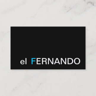 Restaurant Manager Business Card Simple Monogram