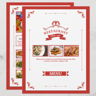 Restaurant Menu Flyer Template