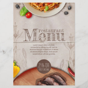Restaurant Menu soft background (template)