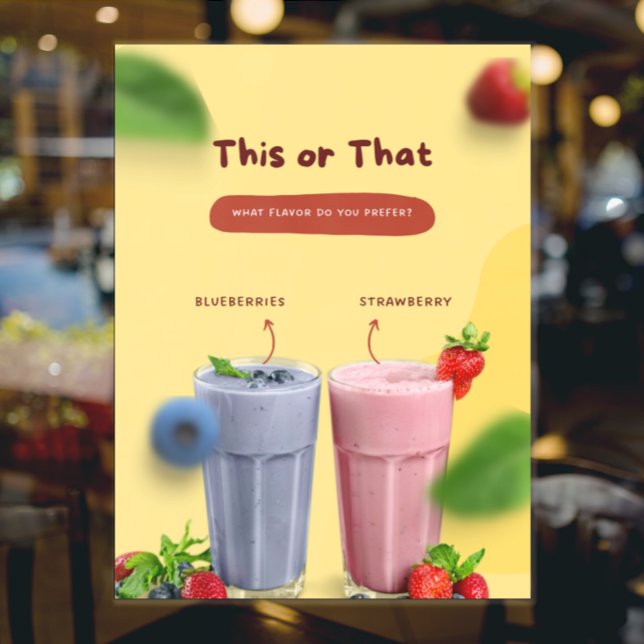 Restaurant Milk Shake Promotional Front Advert (Creator Uploaded)