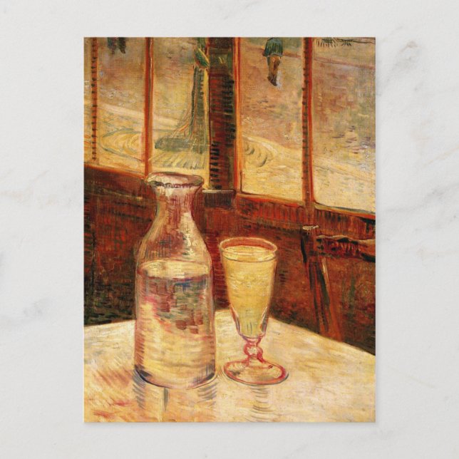 Restaurant Opening, Absinthe by Vincent van Gogh Postcard (Front)