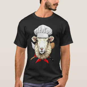 Restaurant Sheep Lamb Chef Cook Kitchen Cooking  F T-Shirt