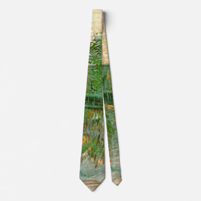 Restaurant Sirene, Asnières by Vincent van Gogh Tie (Front)