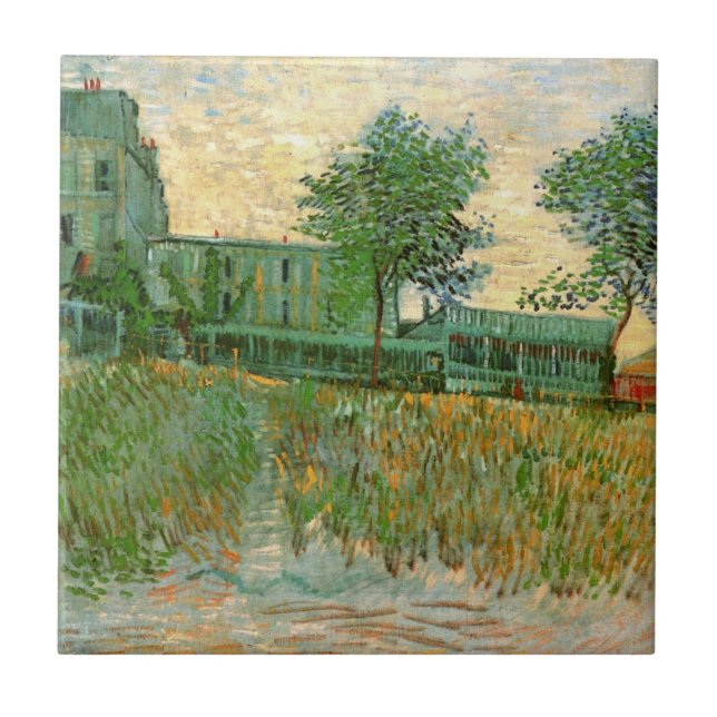 Restaurant Sirene, Asnières by Vincent van Gogh Tile (Front)
