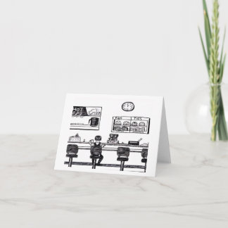 Restaurant Time Thank You Card