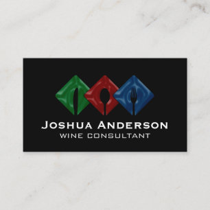 Restaurant Utensils Kitchen Chef Business Card