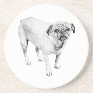 Restful Dog Art Adds Peace To Your Gatherings Coaster