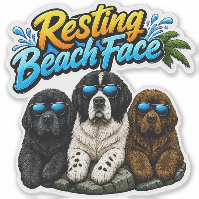 Resting beach face (Front)