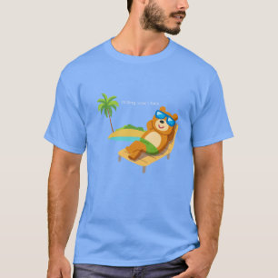 RESTING BEACH FACE belly  hippo Boynton T-Shirt