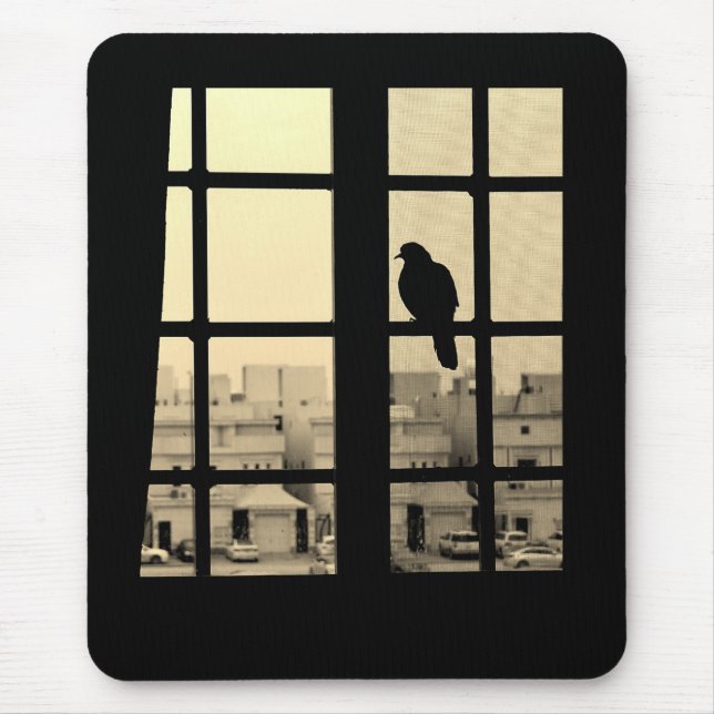 Resting Dove Mouse Pad (Front)