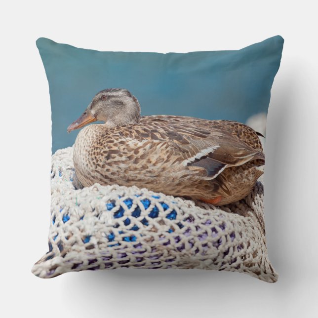 Resting Duck Cushion (Front)