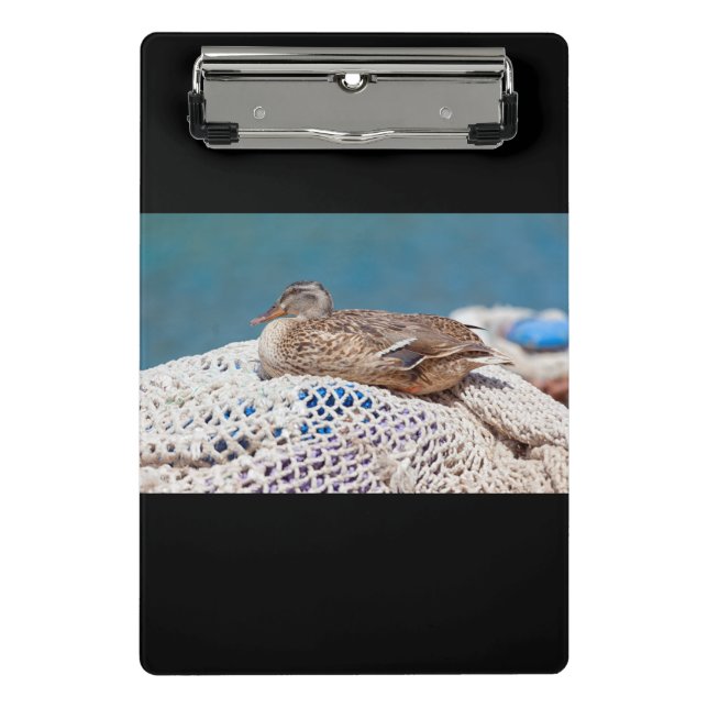 Resting Duck Mini Clipboard (Front)