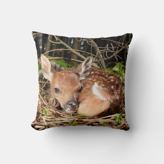 RESTING FAWN CUSHION (Front)