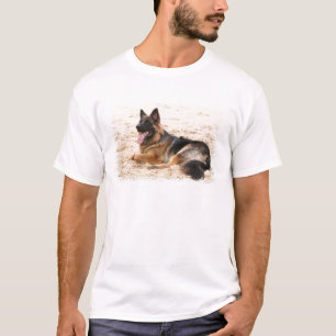Resting German Shepherd Dog Men's T-Shirt