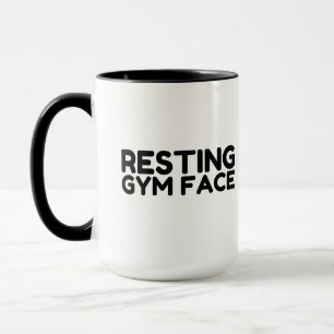 Resting Gym Face Mug