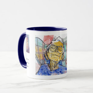 Resting Her Eyes Painting / Artist Larry Lerew Mug
