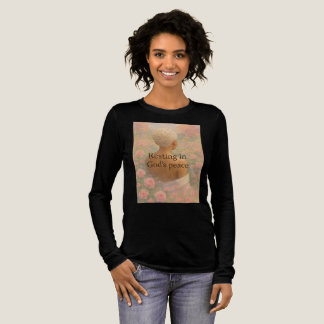 Resting in God's Peace is a relaxing inspirational Tri-Blend Shirt