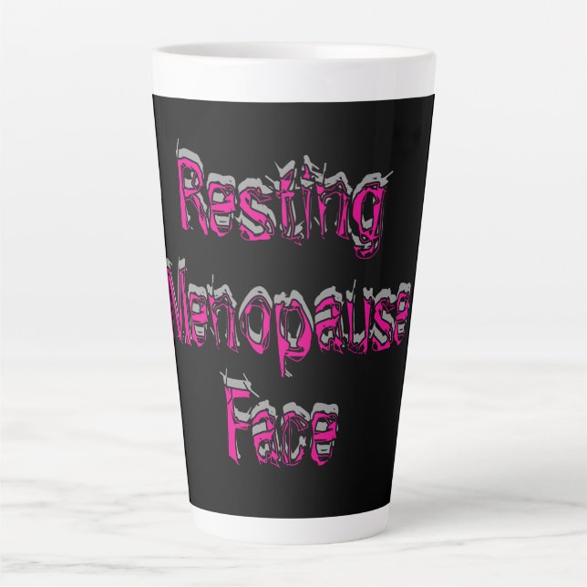  Resting Menopause  Latte Mug (Front)