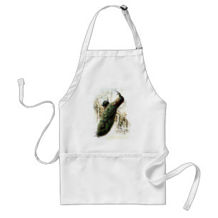 Resting Peacocks Standard Apron