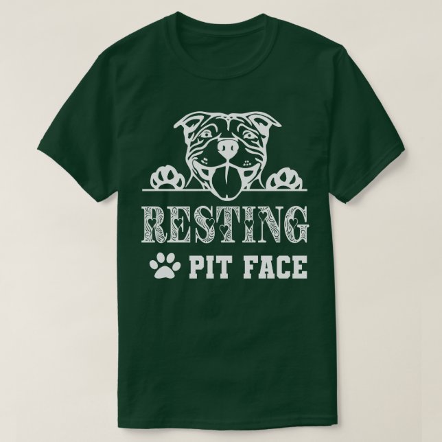 Resting Pit Face Funny gift T-Shirt (Design Front)
