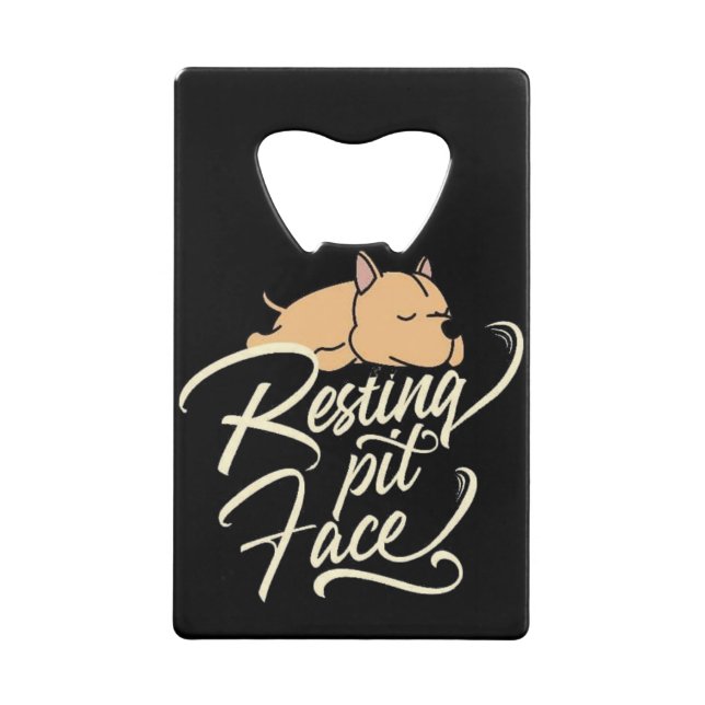 Resting Pit Face Pitbull Lovers (Front)