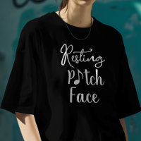 Resting Pitch Face – Funny Music Pun 