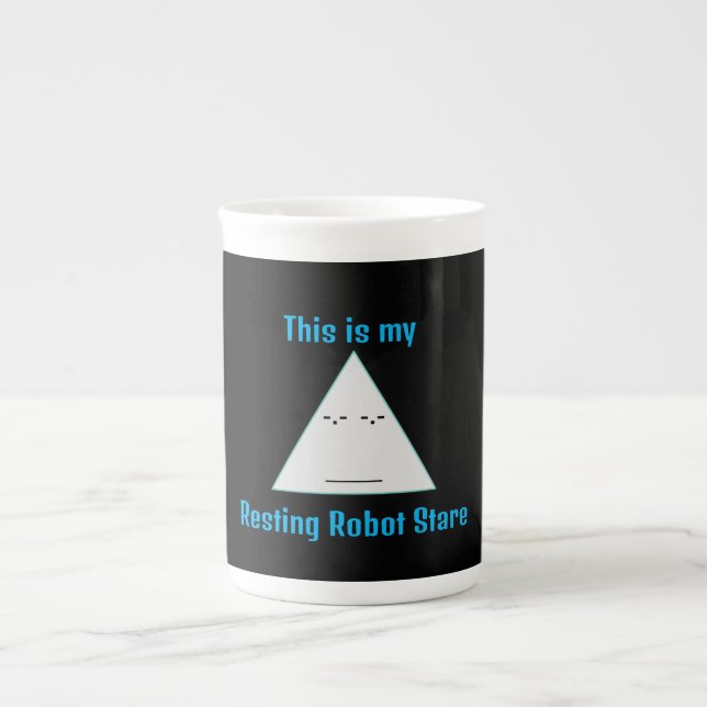 Resting Robot Stare- Speciality Mug (Front)