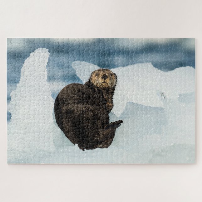 Resting Sea Otter Jigsaw Puzzle (Horizontal)