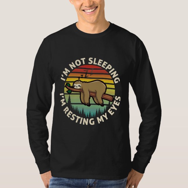 Resting Sloth T-Shirt (Front)