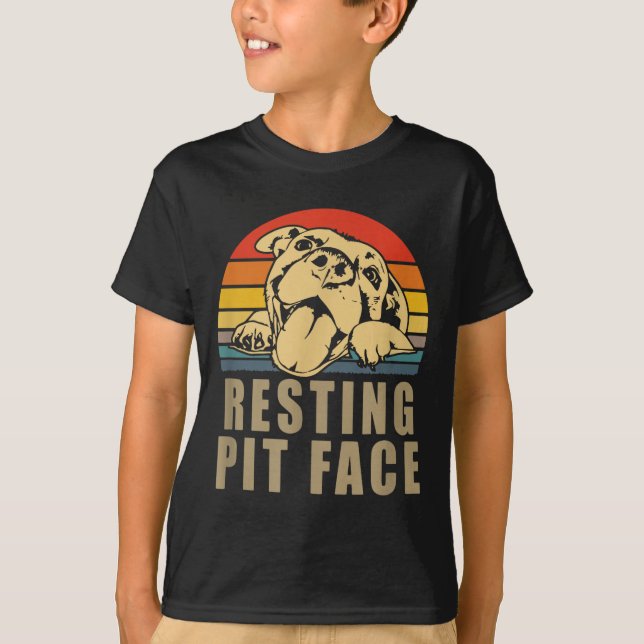Resting T Face - Tbull Lovers Gift For Men And Wom T-Shirt (Front)