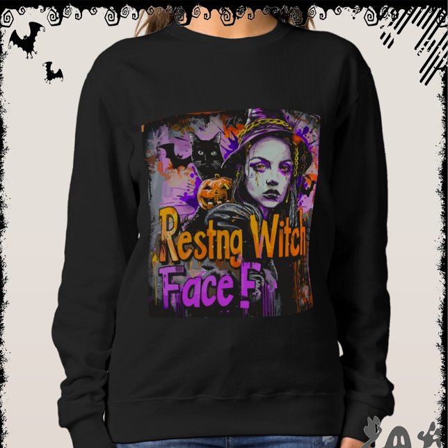 Resting Witch Face | ExDesigner | Halloween Sweatshirt (Creator Uploaded)