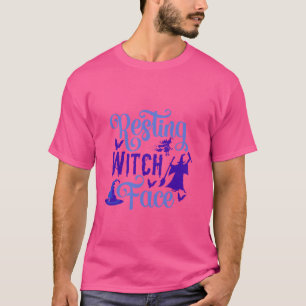 Resting Witch Face  Funny Halloween Costume T-Shirt