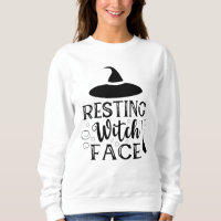 Resting Witch Face Funny Halloween Quote