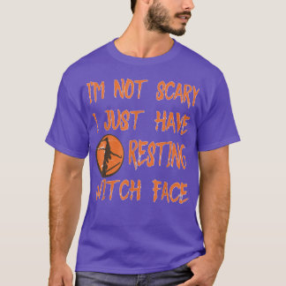 Resting Witch Face Funny Halloween T-Shirt