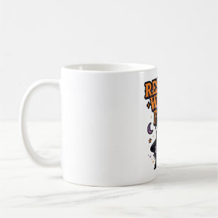 Resting Witch Face Funny Halloween Typography Art Coffee Mug