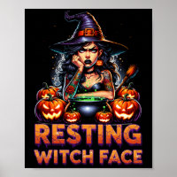Resting Witch Face Funny Sarcastic Halloween Rude