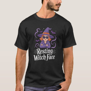 Resting Witch Face Halloween Costume Funny Premium T-Shirt