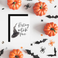 Resting Witch Face | Happy Halloween | Fun Quote |