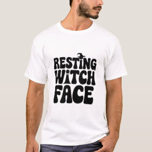 Resting Witch Face - Humourous Halloween T-Shirt